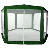 Multi Garden komercijalni vrtni paviljon šator – 2 × 2 × 2 m, s mrežom protiv komaraca, zeleni | shoptok.hr