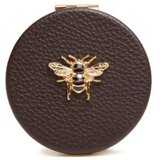 Fancy Metal Goods Ltd Alice Wheeler - Ogledalce - Chocolate, Round Cene
