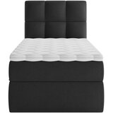 MID.YOU POSTELJA Z VZMETNICO 90 cm x 200 cm , les, tekstil, leseni material črna | Shoptok.si