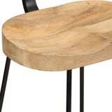  Barski stolci 2 kom 49x43x88 cm masivnog drva manga | Eponuda.com