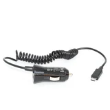 Auto punjac univerzalni 2u1 (Micro usb kabel + USB slot) crni 1A