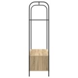 vidaXL Stojalo za oblačila s policami Sonoma hrast 100x44x160 cm | Shoptok.si