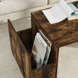  Kava Stol Dimljeni hrast 90 x 45 x 35 cm Konstruirano drvo | shoptok.hr
