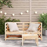  Kutne vrtne sofe 2 kom 70 x 70 x 67 cm od masivne borovine | shoptok.hr