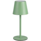  Svetlo zelena LED namizna svetilka s kovinskim senčilom (višina 21 cm) Diaz – u