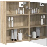  Kupaonski ormar s ogledalom Sonoma hrast 43 x 16 x 62.5 cm | shoptok.hr