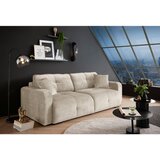 MID.YOU ZOFA S POSTELJNO FUNKCIJO, bež tekstil | Shoptok.si