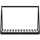  Za dječji krevet crni 80 x 160 cm od masivne borovine | shoptok.hr