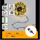 Aigostar LED spoljni božićni niz 50xLED/8 funkcija 8m IP44 topla bela Cene