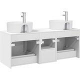  Set ormarića za kupaonicu 3 kom. Bijela 49,5 x 44,5 x 65 cm | shoptok.hr