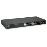 Level One Switch 24x GE GEP-2652 2xGSFP 19“ 370W 24xPoE+ | shoptok.hr
