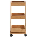 24390100 - Regal TORTONA 18x71,5 cm braon/crna