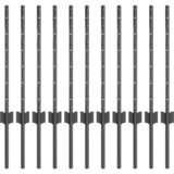  Stup za ogradu 11 pcs Siva 60 cm Čelik | Eponuda.ba