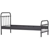 WOOOD Crni krevet s podnicom 90x200 cm Moos – | shoptok.hr