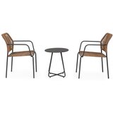 BIZZOTTO Jeklena okrogla vrtna mizica ø 45 cm Jable – | Shoptok.si
