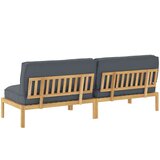  Set sofe Antracit 240 x 92 x 69 cm Čvrsto drvo akacije | Eponuda.ba
