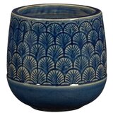  Tegla za cvijeće Oran (Vanjska dimenzija (ø x V): 20 x 19 cm, prirodni materijali, Tamno plava) | shoptok.hr