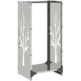 Stalak za drva za ogrjev 40x30x80 cm od nehrđajućeg čelika | shoptok.hr