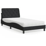  Krevet s madracem crni 100x200 cm baršunasti | shoptok.hr