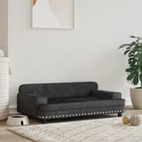  Krevet za pse crna 90 x 53 x 30 cm baršunasti