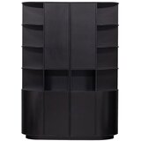 WOOOD Crna modularna biblioteka od masivnog bora 156x210 cm Finca – Cijene