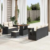  Sjedeća garnitura za vrt 8 kom. poliratan 80 x 80 x 71 cm | shoptok.hr