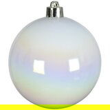  Novogodišnja dekoracija - hanging bauble set mix 4pcs 10cm 022169 - white - kmg ( 044432 ) Cene