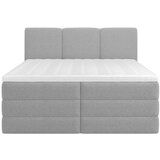 MID.YOU POSTELJA BOXSPRING 160 cm x 200 cm , les, tekstil, leseni material siva | Shoptok.si