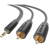 avdio kabel SXA3402 3,5mm-2xRCA 2 m