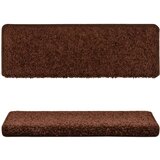  Preproge za stopnice 15 kosov 65x21x4 cm rjave, (20787569) | Shoptok.si