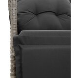  9-dijelni vrtni bistro set od poliratana s jastucima sivi | shoptok.hr
