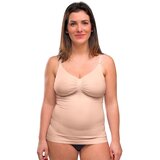 Carriwell potkošulja za dojenje, bez šavova, od recikliranih materijala bež, XL kožna barva 155311 | shoptok.hr