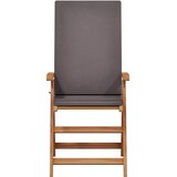  Vrtna stolica 6 pcs Smeđa i siva 57 x 71,5 x 104 cm | shoptok.hr