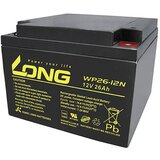 Long WP26-12N-M WP26-12N-M svinčeni akumulator 12 V 26 Ah svinčevo-koprenast (ŠxVxG) 166 x 125 x 175mm M5-vijačni priklop nizko samopraznjenje, brez v, (20829023) | Shoptok.si