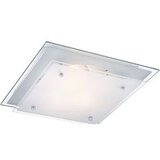  Plafonjera metal -krom,staklo satinirano 35x35 2xE27 | Eponuda.ba