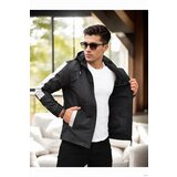 Dewberry 84690 Seasonal Mens Jacket-BLACK-BEIGE Cene