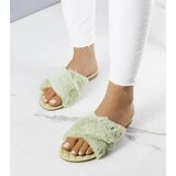 Gemre Green flip-flops with fur Karsyn | shoptok.hr