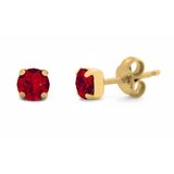 Victoria Cruz celina light siam gold mindjuše sa swarovski kristalom ( a3736-23dt ) | ePonuda.com