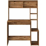  Radni stol s policama boja drva 100x45x140 cm konstruirano drvo | shoptok.hr