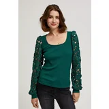 Moodo Blouse with lace sleeves