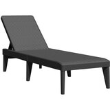  Ležaljka za sunčanje antracit 186 x 60 x 29 cm PP | shoptok.hr