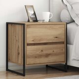  Noćni ormarić 2 pcs Umjetnička hrastovina 50 x 39.5 x 50 cm | shoptok.hr