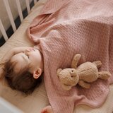 BabyOno Pletena bambus dekica 75x100 cm, roza | Eponuda.com