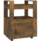  Kuhinjska kolica boja hrasta 60 x 45 x 80 cm konstruirano drvo | shoptok.hr