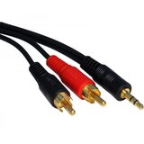 FastAsia FAST ASIA Kabl audio 3.5mm - 2xRCA 1.5m crni