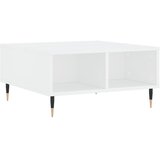  Stolić za kavu bijeli 60 x 60 x 30 cm od konstruiranog drva | shoptok.hr