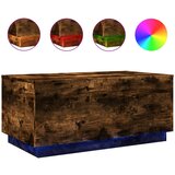  Stolić za kavu s LED svjetlima boja hrasta 90 x 50 x 40 cm | Eponuda.com