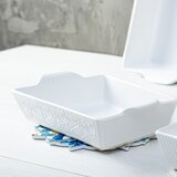 Evviva Pekač Miba 31x20 cm / pravokoten / bel / keramika, (20515217) | Shoptok.si