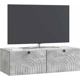 TV ormar za zid Betonska siva 99 x 41 x 30 cm Konstruirano drvo | Eponuda.com