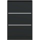 Ormarić za cipele crni 80x21x125,5 cm od konstruiranog drva | Eponuda.ba